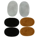 3 Pair Fabric Sew-on Oval Elbow Knee Patches DIY Repair Mend Sewing Appliques