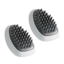 2Pcs Massage Hair Brush, Soft Rubber Head Scalp Massager, Shampoo Shower Br