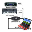 6FT PC USB to MIDI Keyboard Interface Converter Cable Cord