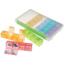 28 Grids Rainbow 7 Days Tablet Pill Box Holder Medicine Storage Container C BX