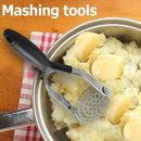 Manual Potato Mud Masher Stainless Steel Vegetable Fruits Kitchen Accessory
