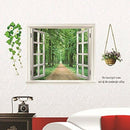 Wall Tattoo of a False Window Decorative Poster Wall Paper