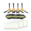 Replacement Set Side Brush+Filter Fits for ECOVACS N79 N79s Vacuum Cleaner