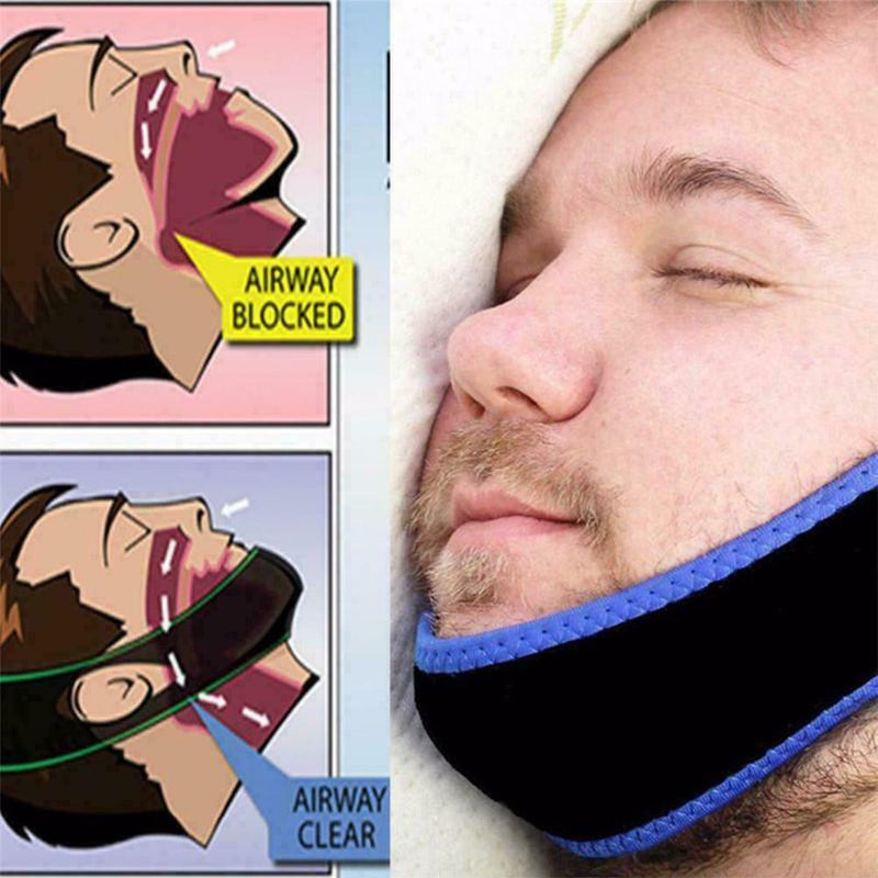Sleep Apnea Solution Strap CPAP Anti Snore Chin Jaw Prevent AU Strap U7Q7