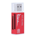 USB 2.0 All In 1 Multi Memory Card Card Reader (red) A8H9