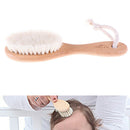 Wooden Handle Brush Baby Hairbrush Newborn Hair Brush Infant Comb Head Massag â„–[