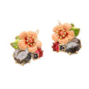Creative Design Earrings Wild Enamel Enamel Diamond Earrings Temperament Se M9U2