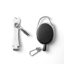 2pcs Knot Tie Line Cutter Scissors Hook Sharpener Key Chain Fishing Tool