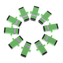 10pcs sc apc simplex mode fiber optic adapter sc apc optical fiber coupler TO