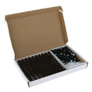 Glass Bottles w/Orifice Reducer Sample Vials Leakproof for Pocket Purse 2ml