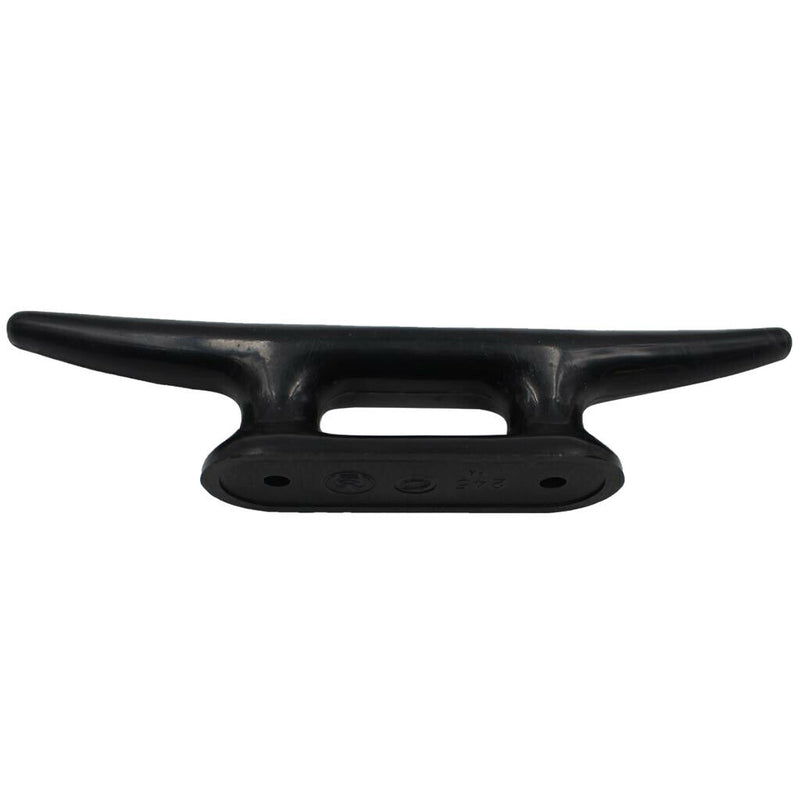 Boat High Impact Nylon Rope Cleat Dock Marine Tie Down 10 inch - Black