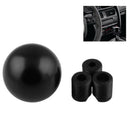 Car Manual Gear Shift Round Ball Knob Shifter Lever Head Aluminum Alloy Black