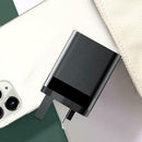 Mini Charger 18W Fast Charge Digital Display Dual USB EU Charger Plug