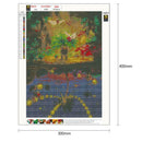 5D DIY Full Drill Diamond Painting Inverted Image Cross Stitch Embroidery