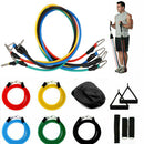 11pcs Fitness Resistance Bands Set Home Gym Sports Exercise Tubes Equipment