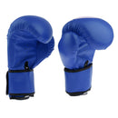 Boxing Gloves Protective Training Gear for Muay Thai/MMA/Kickboxing  Blue