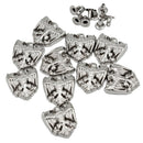 10pcs Metal Studs  Rivets Punk Rock Style DIY Leathercraft Accessories