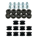 20 Motorcycle Rubber Grommets  Pressure Relief Cushion Kit For Fairings