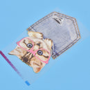 1pc cat patches for clothes iron-on transfers easy print by household irons PES