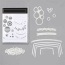 Olive Leaves Metal Cutting Dies + Silicone Stamps Set for Scrapbooking DIY