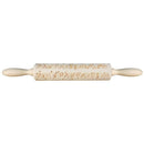 Musical Note Wood Embossing Rolling Pin DIY Baking Cookies Engraved Stencil