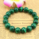 10mm Natural Tibetan Green Malachite Buddhist Buddha Prayer Beads Mala Bracelet