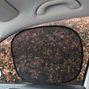 Black 4x Car Rear Side Window Sun Shade Static Cling Visor Screen Shie AFQ