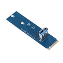 M.2/NGFF to USB3.0 Port PCI-E Converter Adapter Miner Graphic Extender Card A