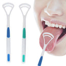 2Pcs/set Dental Care Brush Cleaner Bad Breath Tongue Scraper Oral Clean Care New