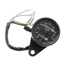 Retro 12V Motorcycle Speedometer Odometer with Neutral Gear Headlight Indicator