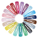 20Pcs/set Candy Color Snap Hair Clips Barrettes Girls Hairpins Hair Accessor OZ