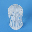 Door Pull Handle Knob Clear White Line Conical Shape for Bathroom Bath Room