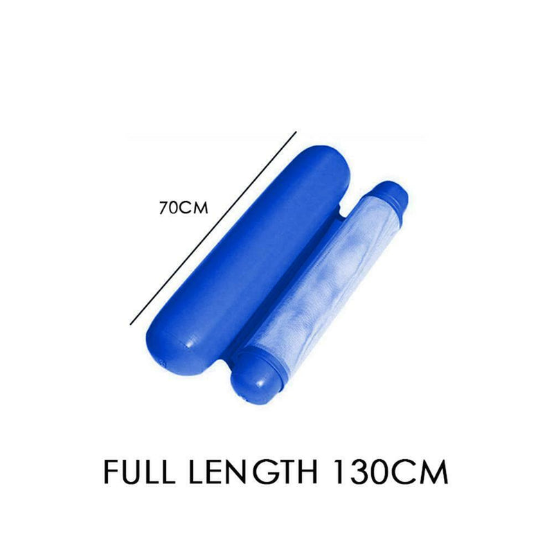 Air Mattress Swimming Pool Beach Inflatable Float Cushion Bed (Dark Blue) A