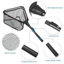 Leo Telescoping Fly Fishing Nets 78cm Retractable Fishing Net Foldable Land