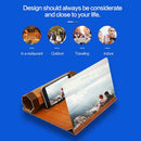 12 inch Wood Phone Screen Magnifier Stand Cellphone Display Amplifying Holder