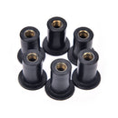 6pcs M5 rubber grommet well nuts blind fastener windscreen kayak accessories BX