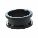 Set 14 ear taper stretcher Expander Plug black in stainless steel 316L S5R8