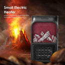Portable Small Electric Heater Plug-in Wall Socket Remote Control Warmer