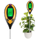 4 In1 LCD Digital PH Tester Moisture Temperature Sunlight Soil Meter Plants FT