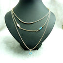 Latest Design Boho Hamsa Fatima Hand Evil Eye Bead Turquoise Pendant Necklace JR