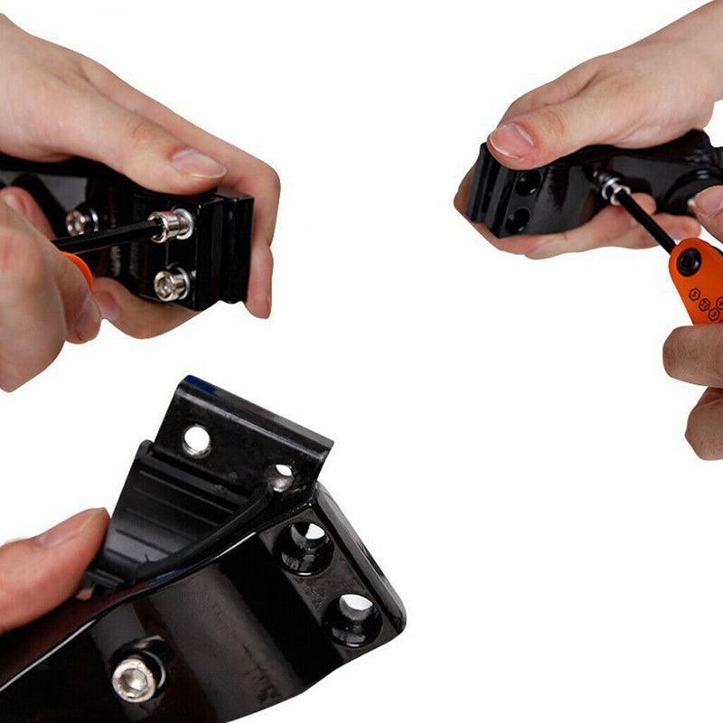 2x Bicycle Kickstands Single-Side Bike Stand Rack for 22-27'' Wheel Dia.