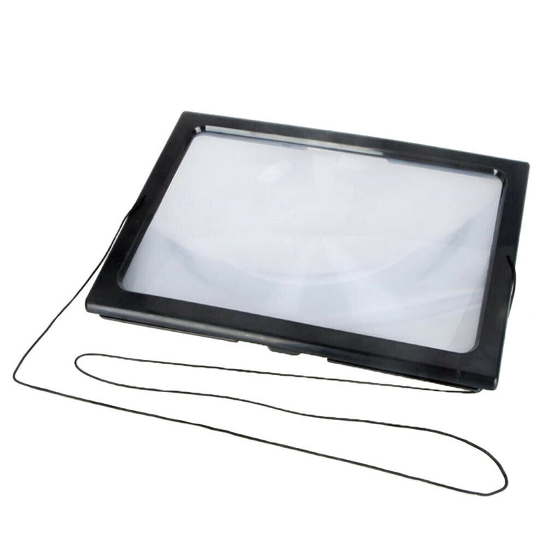 Large Magnifying Glass Page 3X Magnifier, Rectangular LED Lighted Illuminated