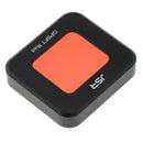 2PCS New Square Camera Diving Lens Filter Kit Fit for GoPro - Yellow+Red