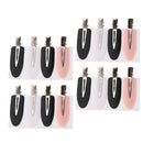 16 Pieces Plastic No Bend Hair Clips Curl Pin Clips Women Makeup Clamps