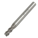 5mm x 6mm 4 Flutes Straight Shank Milling Cutter End Mill Gray