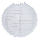 White Chinese/Japanese Paper Lantern/Lamp 8" Diameter N5O5