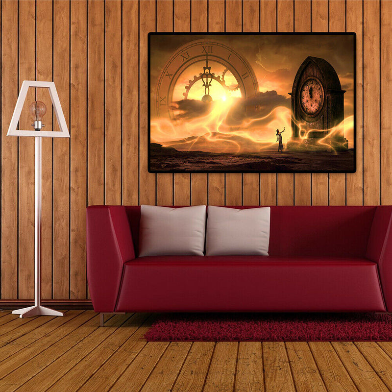 1000pcs DIY Paper Jigsaw Big Clock Puzzle Educational Picture Toys Decor