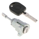 Car Left Door Lock Cylinder Barrel Key for VW Volkswagen Skoda Octavia 07-12