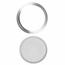 Stainless Steel Sprouting Lids for Wide Mouth Mason Jars - Strainer Lid for K2W9