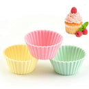12 pcs Silicone Cake Cupcake Cup Cake Tool Bakeware Baking Silicone Mold DIY Nw